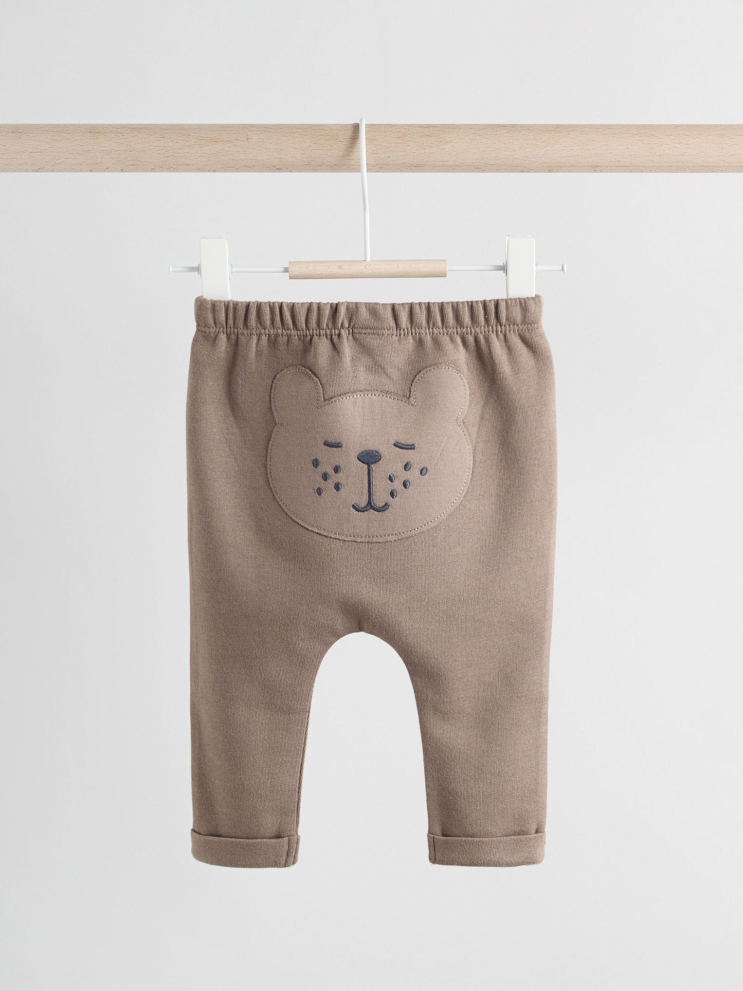 Neutral Bear Baby 100% Cotton Leggings 2 Pack (0mths-2yrs) image 6