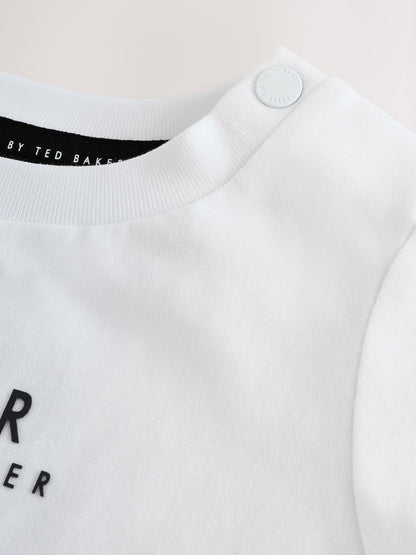 Baker by Ted Baker Quilted Jacket T-Shirt and Trousers Set