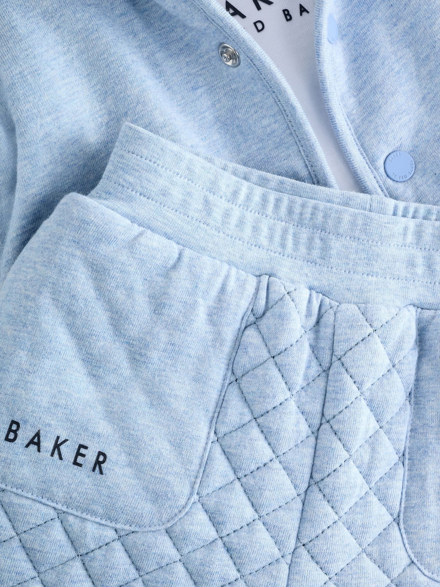 Baker by Ted Baker Quilted Jacket T-Shirt and Trousers Set