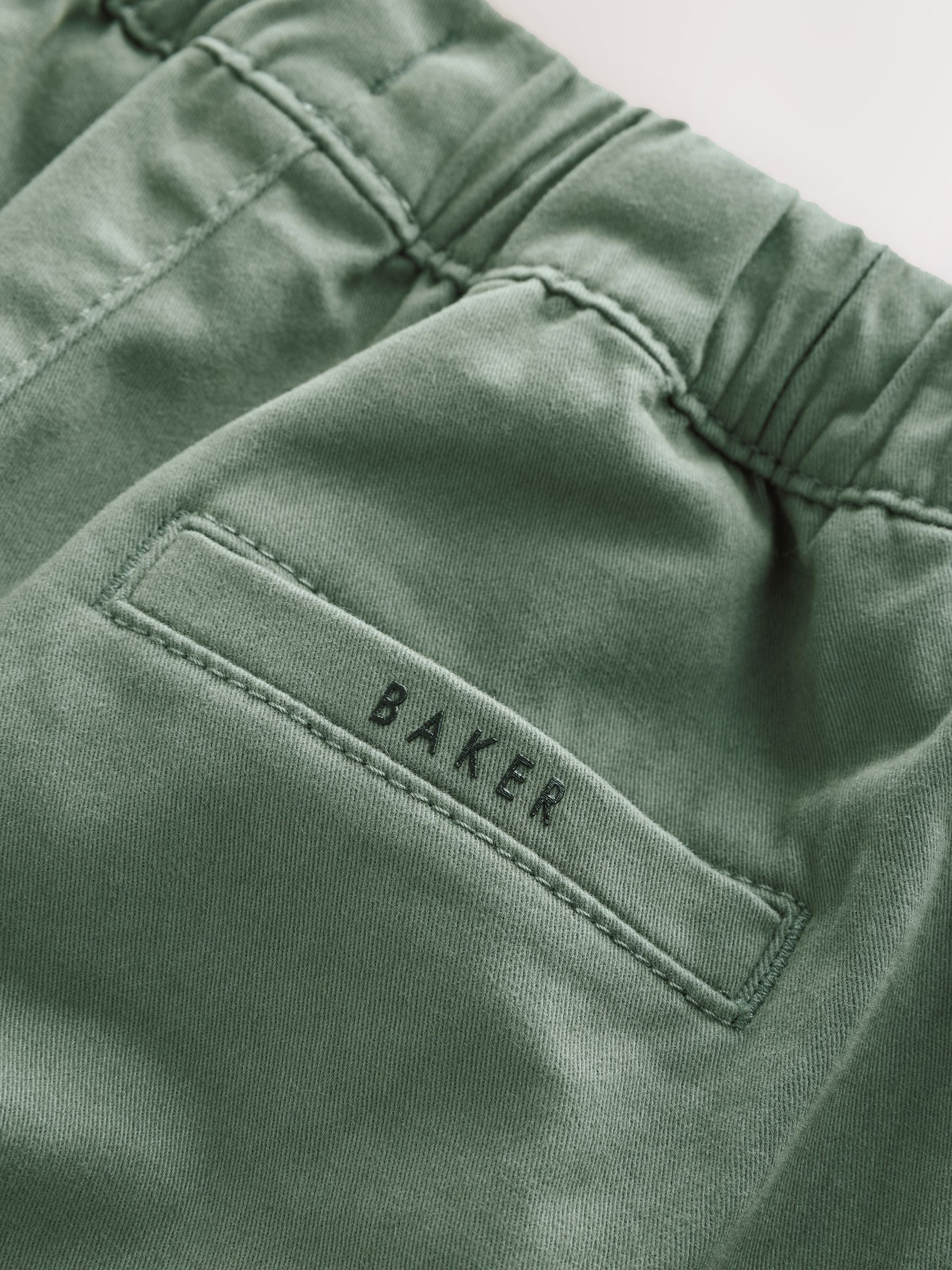 Baker by Ted Baker Stone and Green Sweatshirt and Cargo Trousers Set image 4
