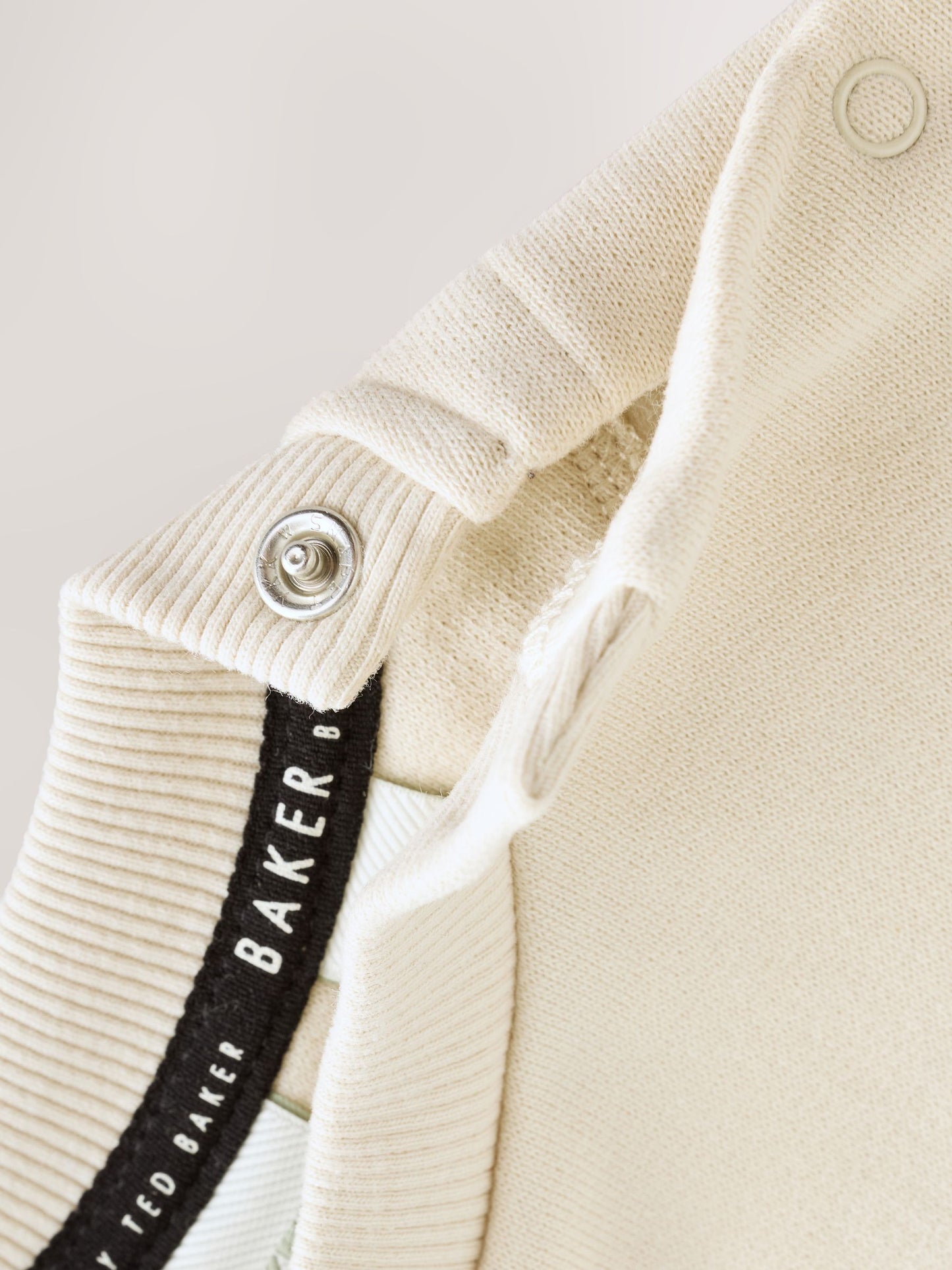 Baker by Ted Baker Stone and Green Sweatshirt and Cargo Trousers Set image 5