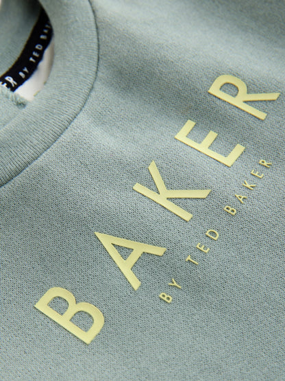 Baker by Ted Baker Green Mockable Rompersuit image 3