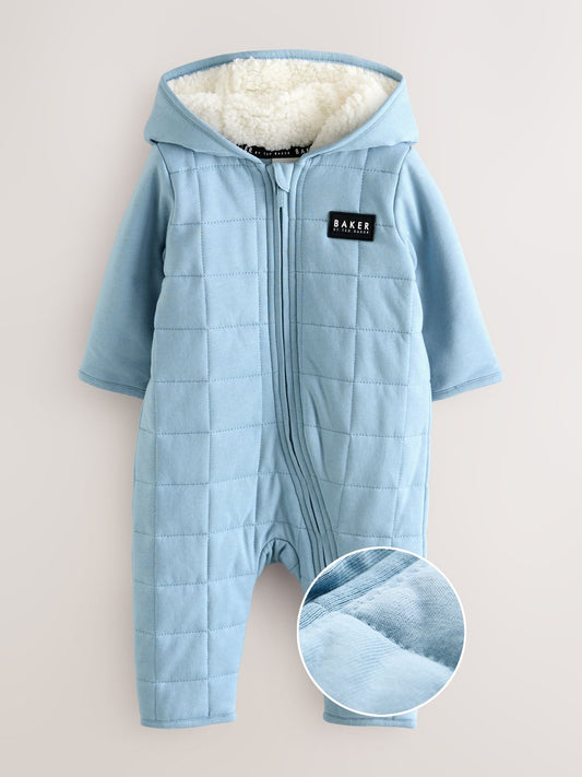 Baker by Ted Baker Blue Quilted All-In-One