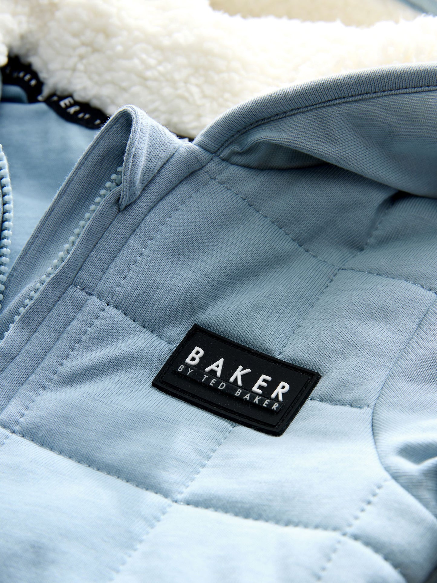 Baker by Ted Baker Blue Quilted All-In-One image 4