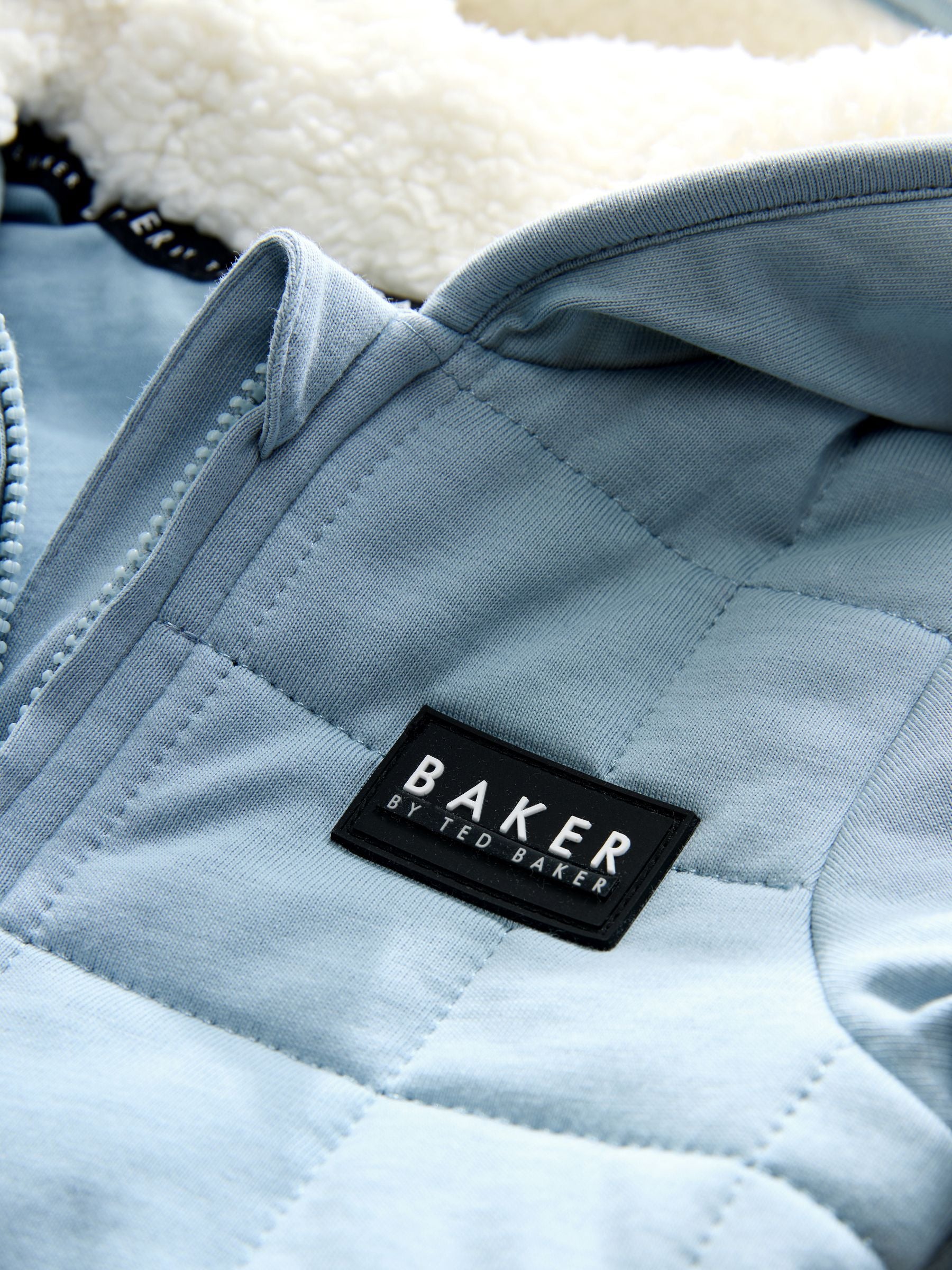 Baker by Ted Baker Blue Quilted All-In-One image 4