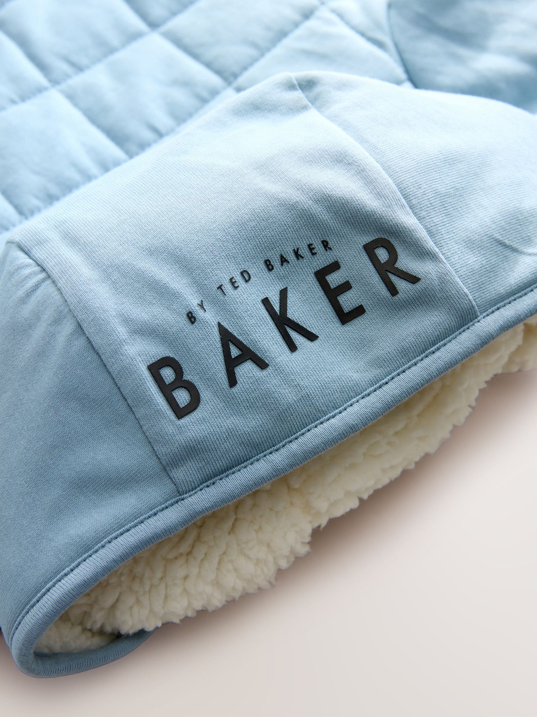 Baker by Ted Baker Blue Quilted All-In-One image 5
