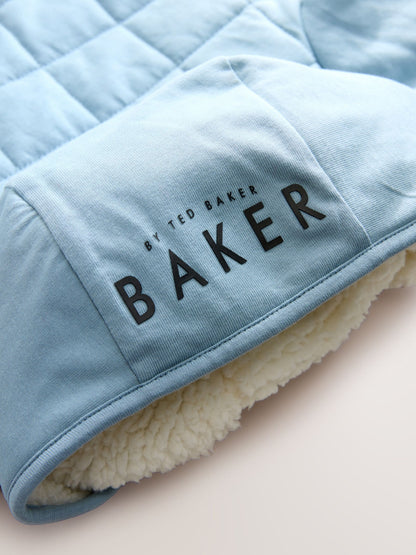 Baker by Ted Baker Blue Quilted All-In-One image 5