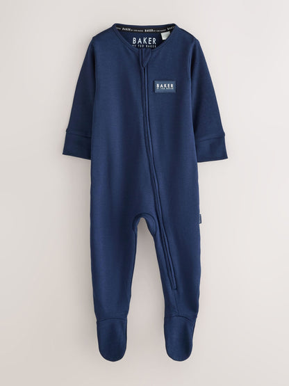 Baker by Ted Baker 3 Pack Sleepsuits