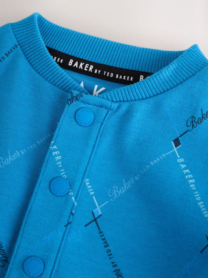 Baker by Ted Baker Navy Blue and Grey Sleepsuits 3 Pack