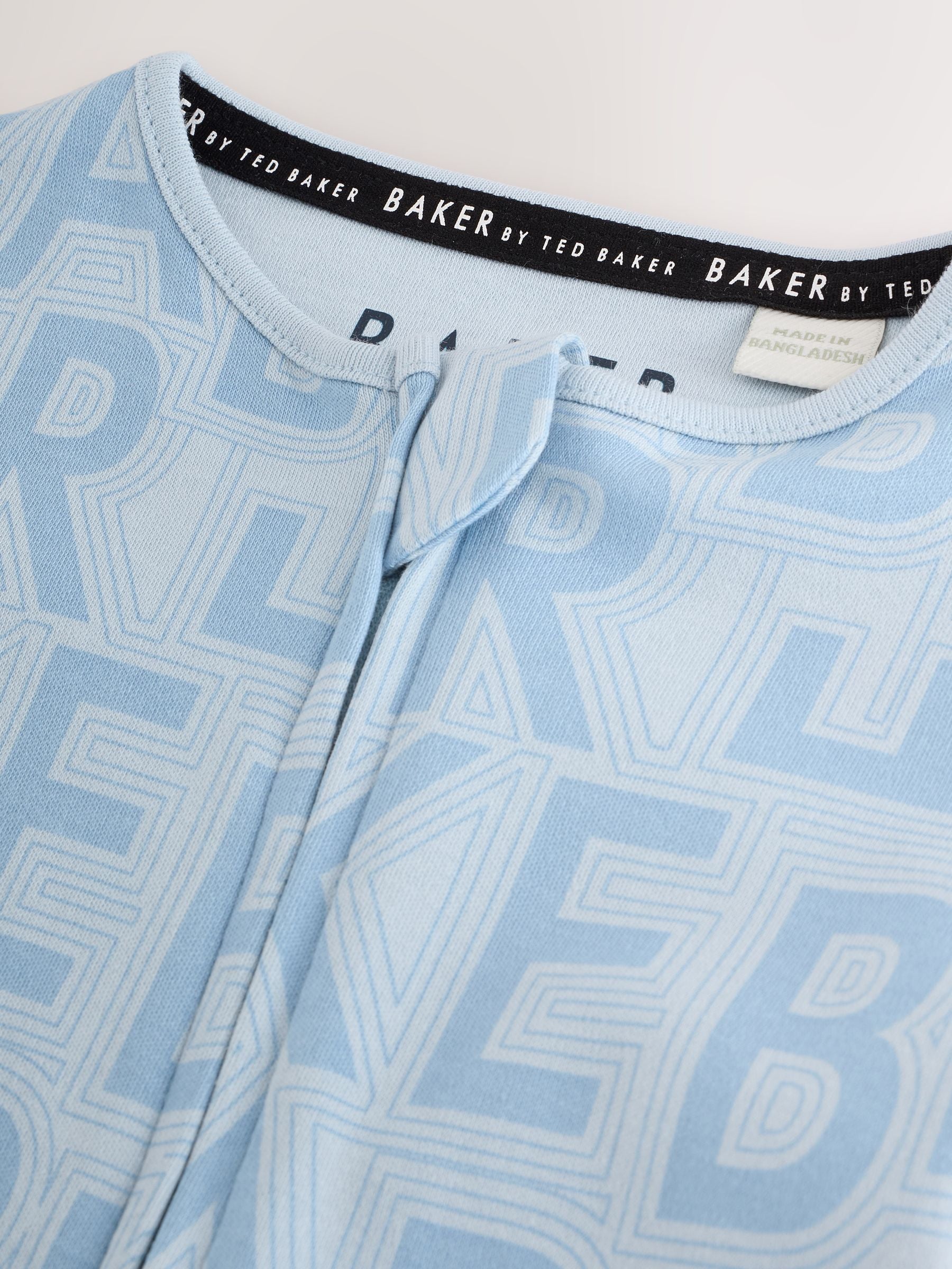 Baker by Ted Baker Sleepsuit Hat and Bib Set image 3