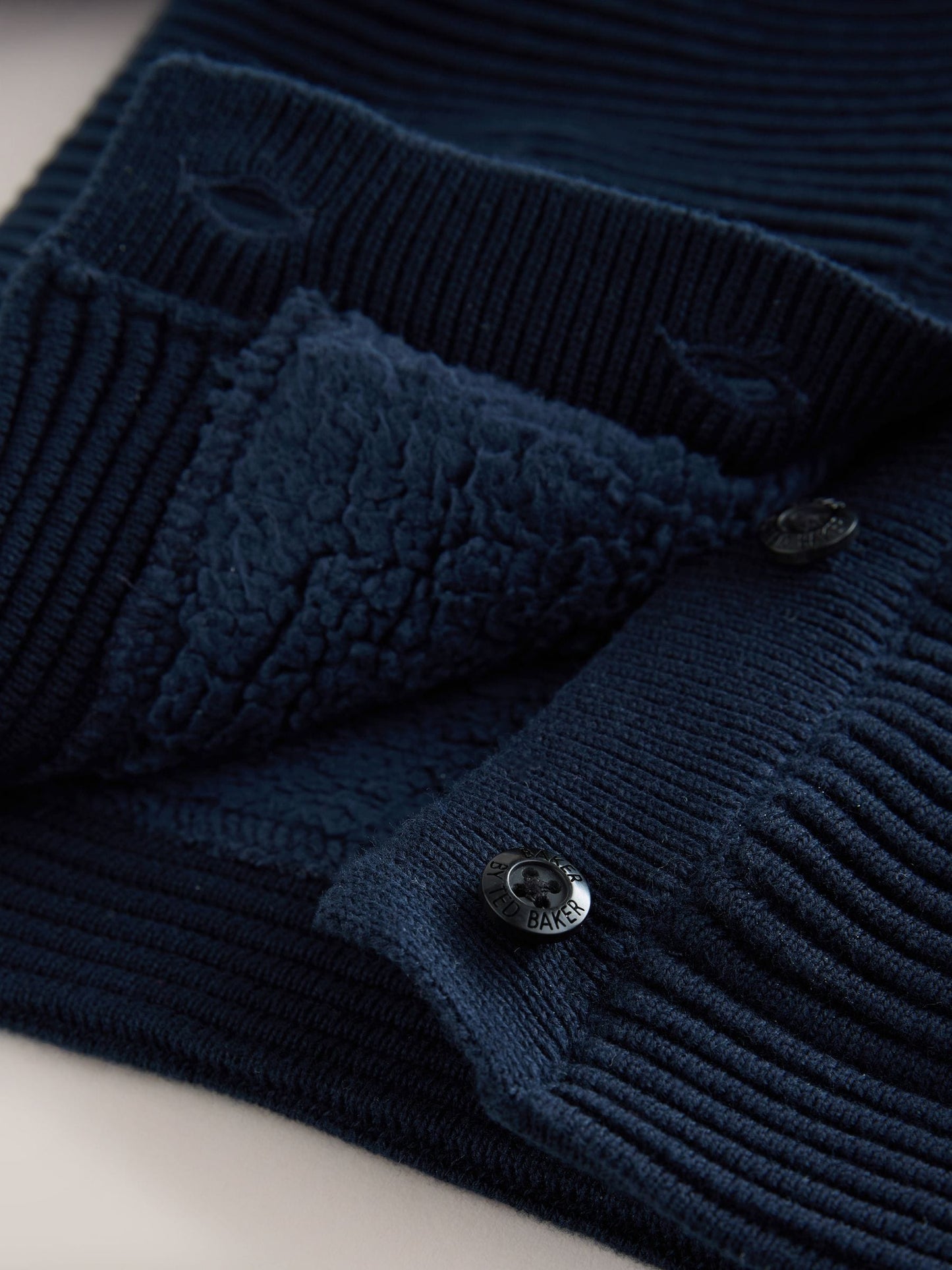 Baker by Ted Baker Navy Knitted Jacket