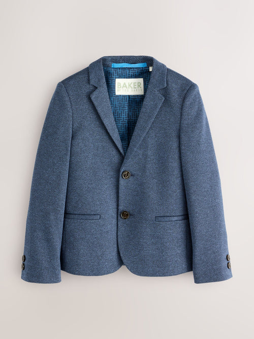 Baker by Ted Baker Blue Jersey Suit Jacket image 1