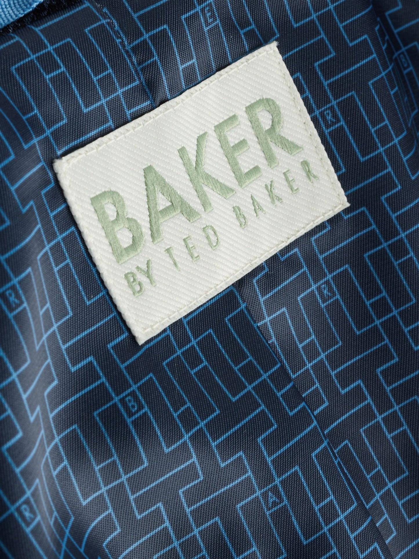 Baker by Ted Baker Blue Jersey Suit Jacket image 10