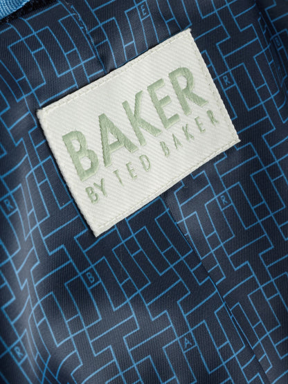 Baker by Ted Baker Blue Jersey Suit Jacket image 10