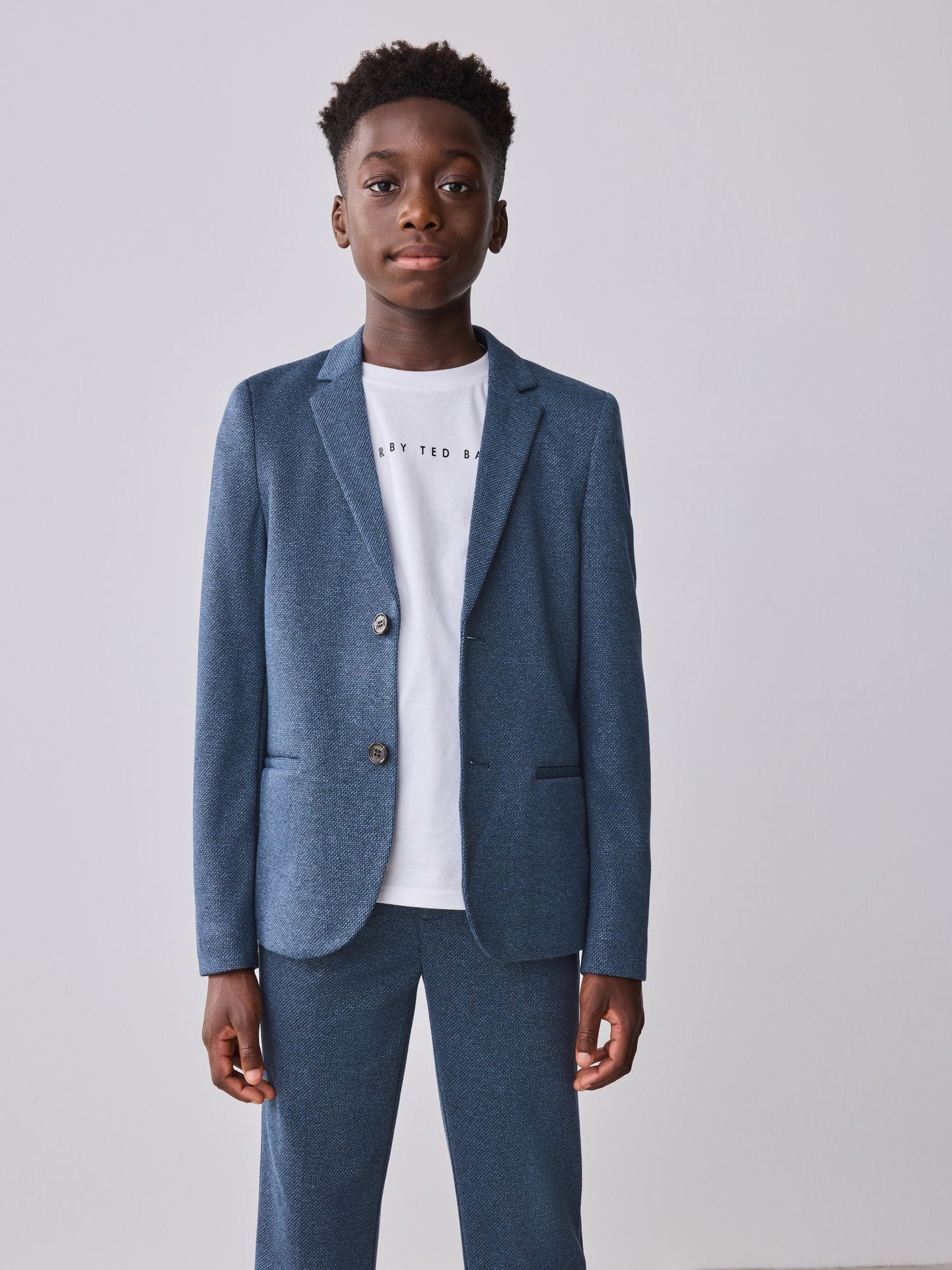 Baker by Ted Baker Blue Jersey Suit Jacket image 2
