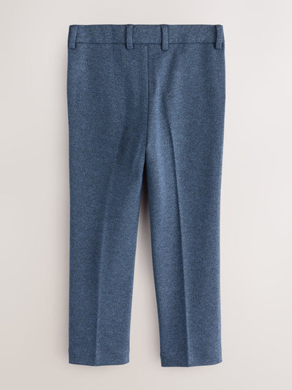 Baker by Ted Baker Blue Jersey Suit Trousers image 4