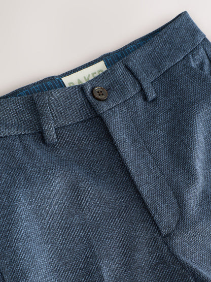 Baker by Ted Baker Blue Jersey Suit Trousers image 5