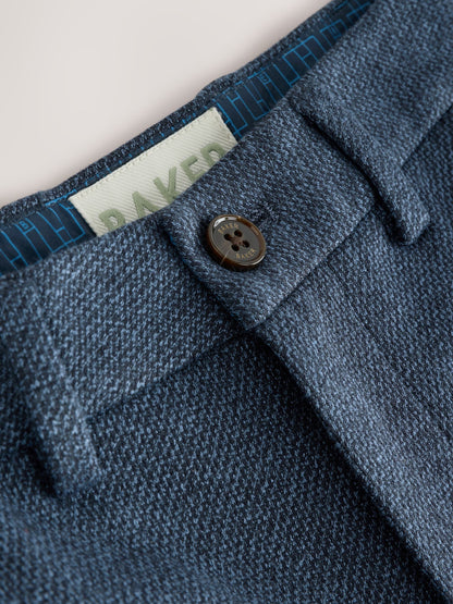 Baker by Ted Baker Blue Jersey Suit Trousers image 6