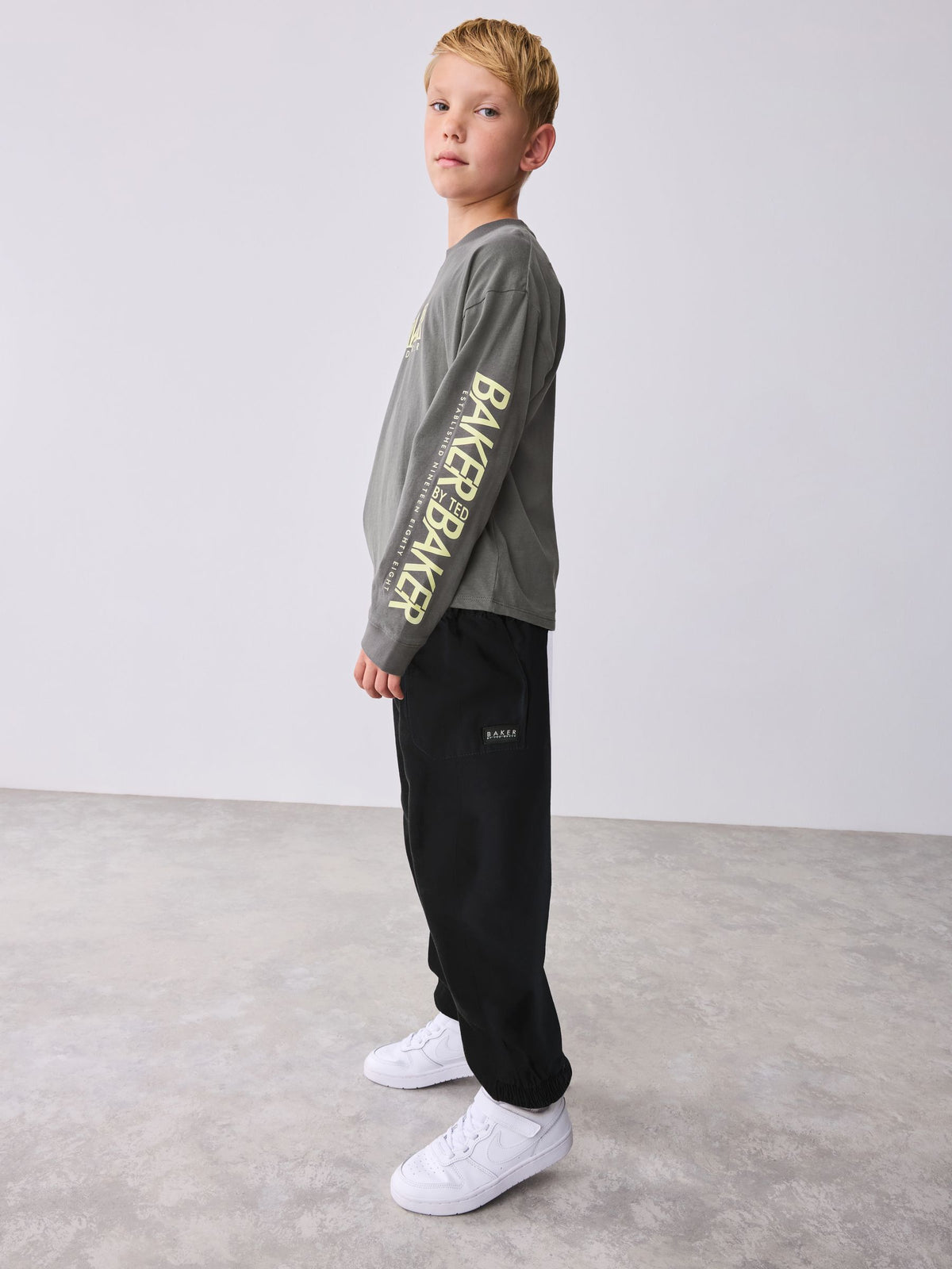 Dsiney Kidz - Baker by Ted Baker Multi Long Sleeve T-Shirt and Cargo Trousers Set image 3