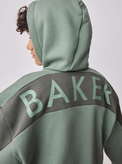 Baker by Ted Baker Oversized Back Graphic Hoodie image 1
