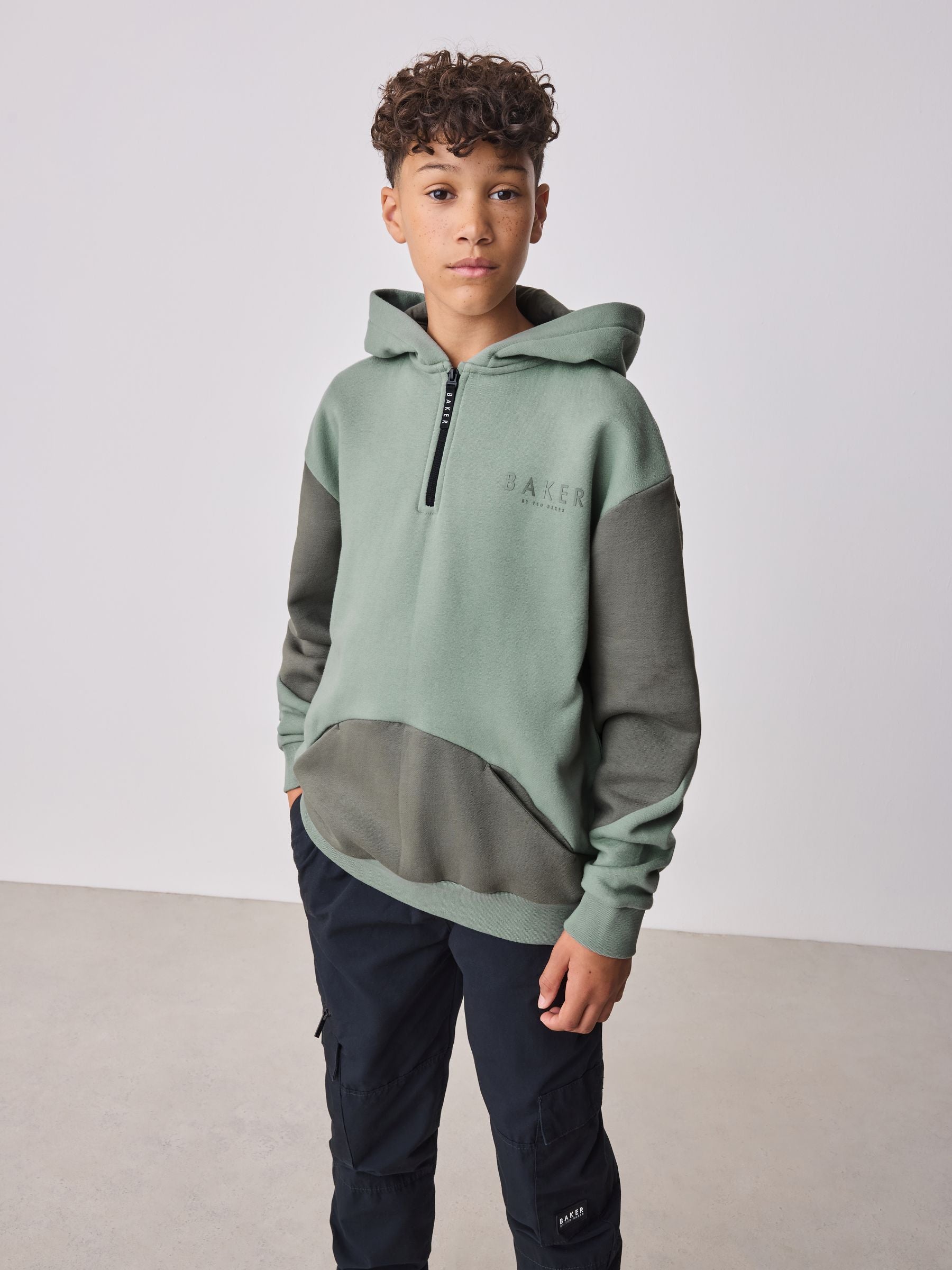 Baker by Ted Baker Oversized Back Graphic Hoodie image 4