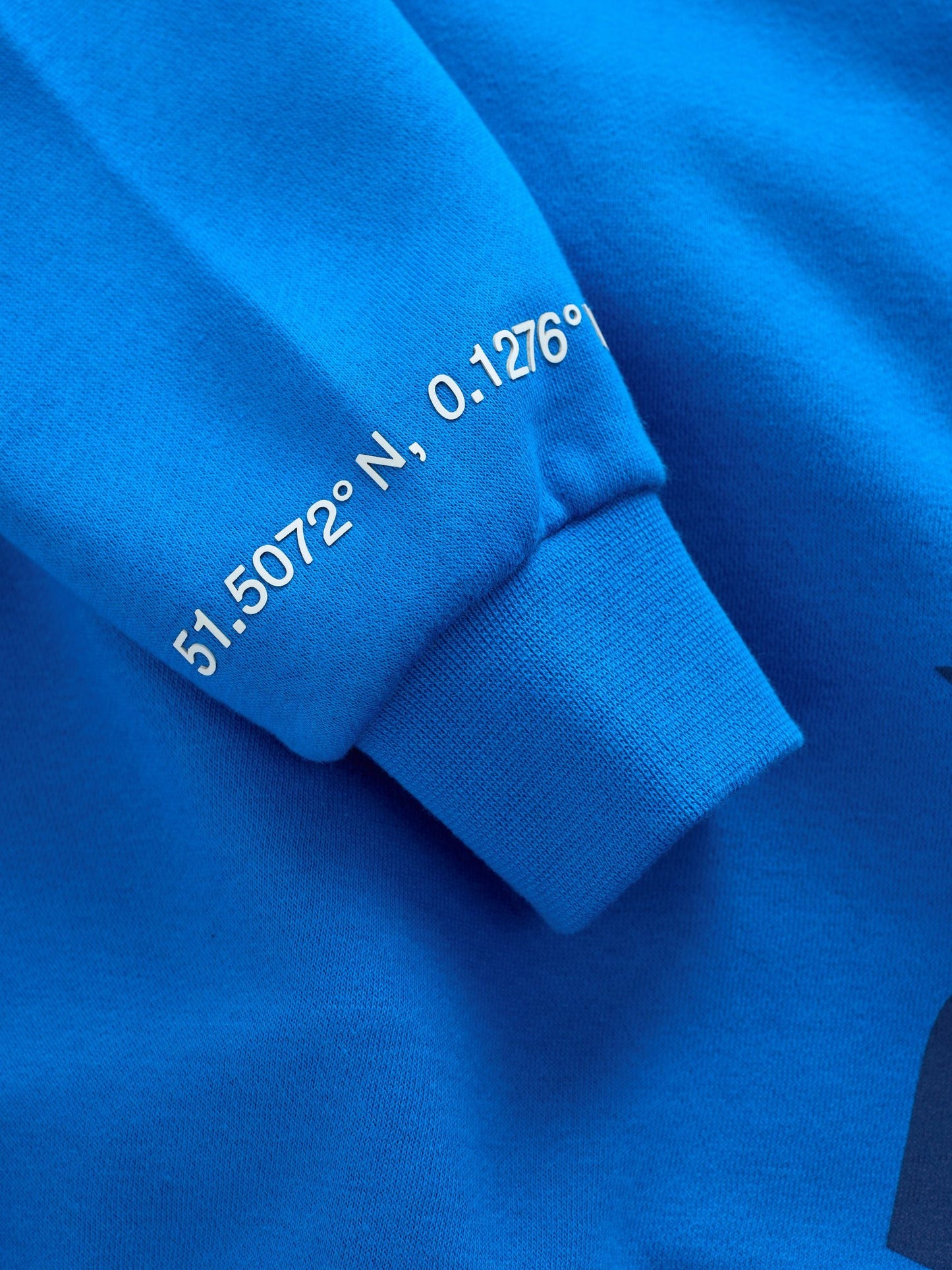 Baker by Ted Baker Oversized Blue Graphic Hoodie