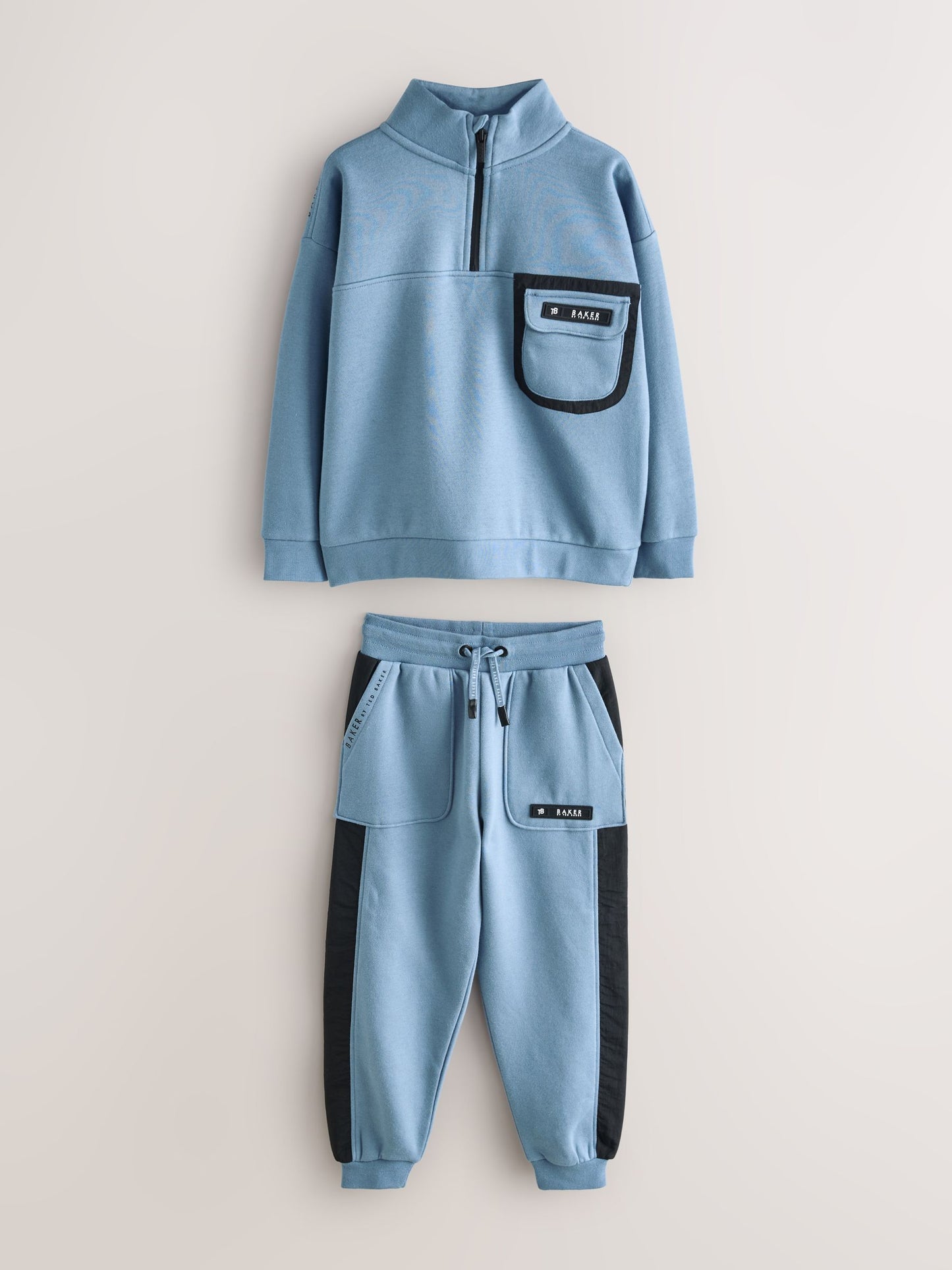 Baker by Ted Baker Funnel Zip Neck Sweatshirt and Joggers Set image 10