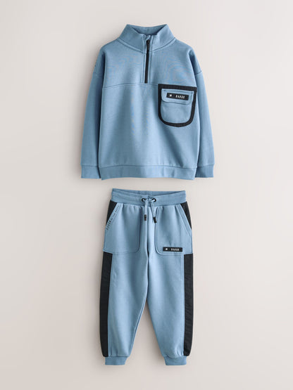 Baker by Ted Baker Funnel Zip Neck Sweatshirt and Joggers Set image 10