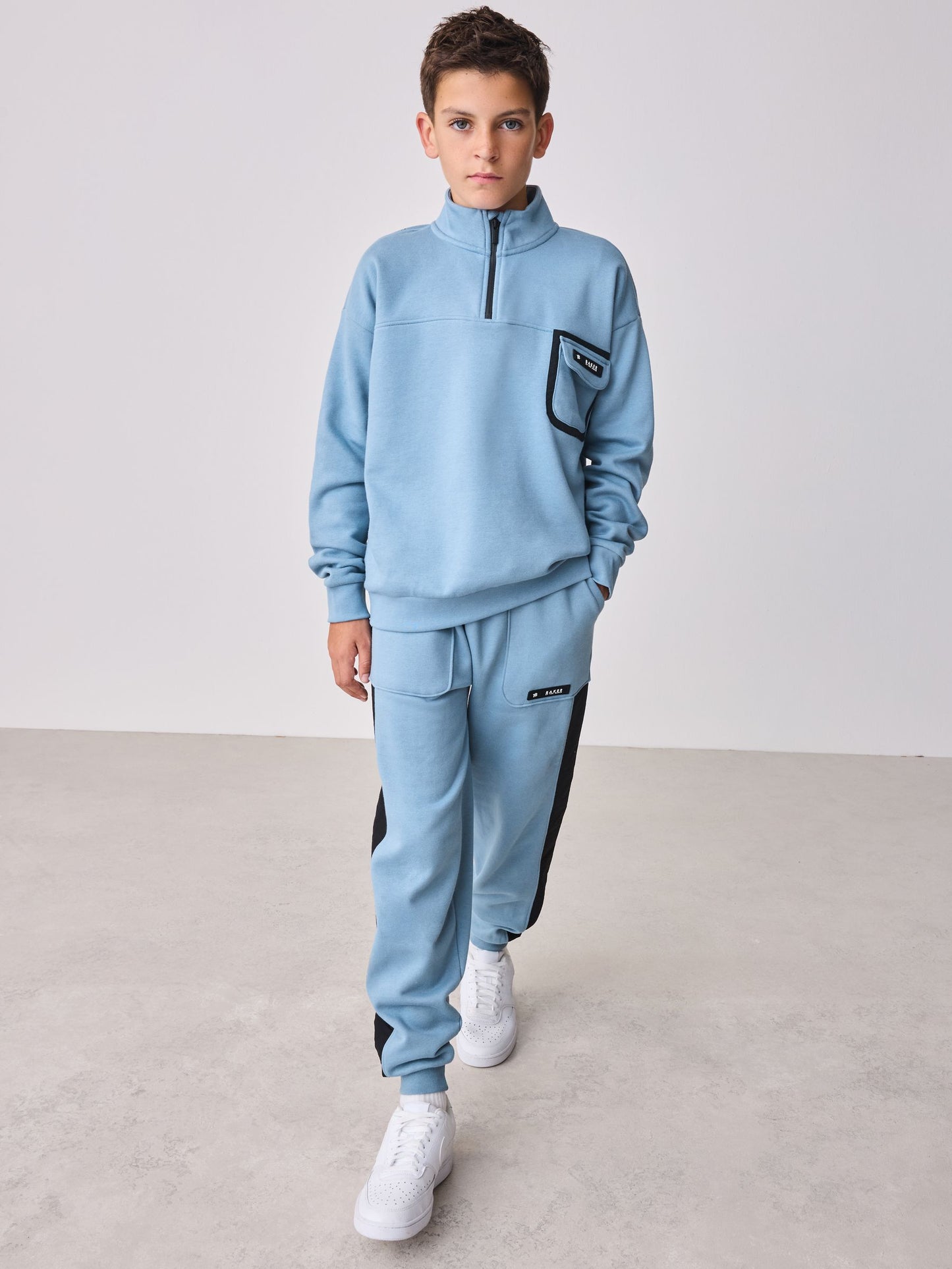 Baker by Ted Baker Funnel Zip Neck Sweatshirt and Joggers Set image 2