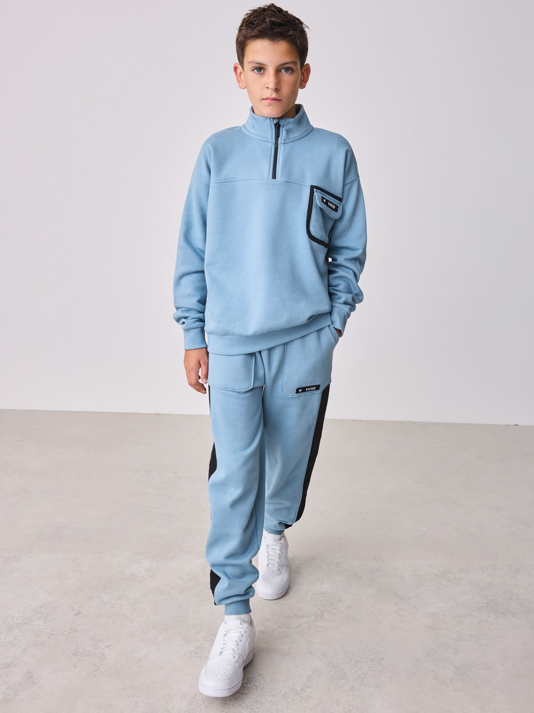 Baker by Ted Baker Funnel Zip Neck Sweatshirt and Joggers Set image 2