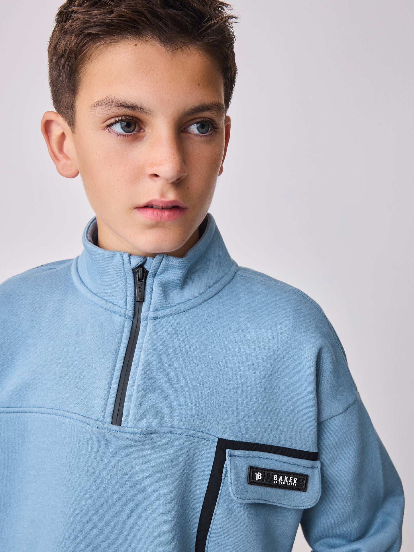 Baker by Ted Baker Funnel Zip Neck Sweatshirt and Joggers Set image 5
