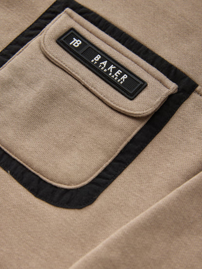 Baker by Ted Baker Funnel Zip Neck Sweatshirt and Joggers Set image 13