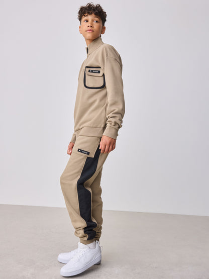 Baker by Ted Baker Funnel Zip Neck Sweatshirt and Joggers Set image 2