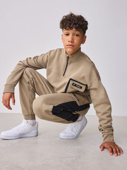 Baker by Ted Baker Funnel Zip Neck Sweatshirt and Joggers Set image 4