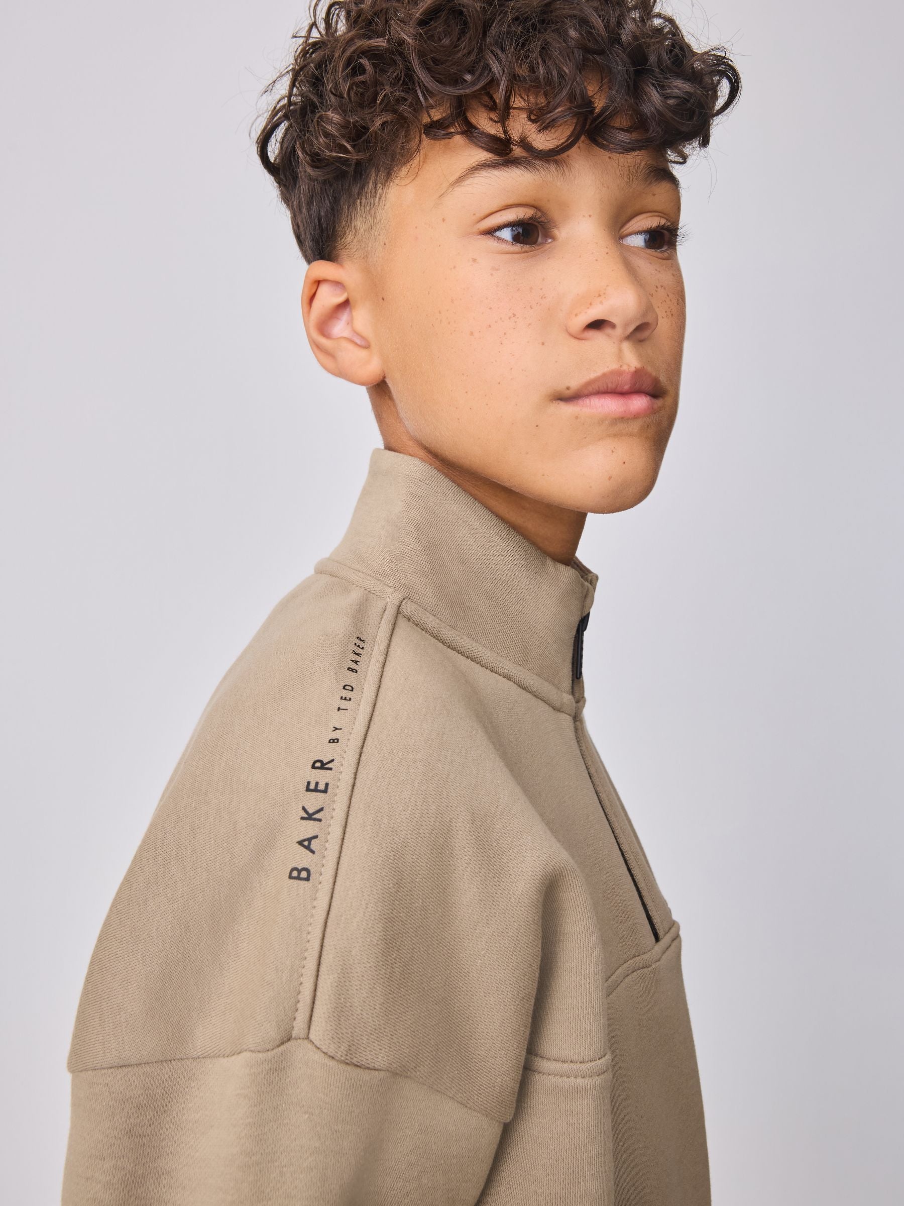 Baker by Ted Baker Funnel Zip Neck Sweatshirt and Joggers Set image 7