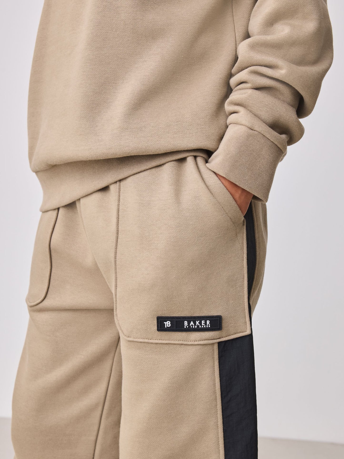 Baker by Ted Baker Funnel Zip Neck Sweatshirt and Joggers Set image 8