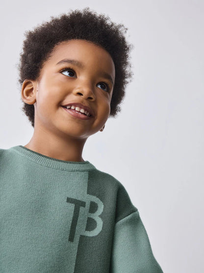 Baker by Ted Baker Colourblock Knitted Sweatshirt and Joggers