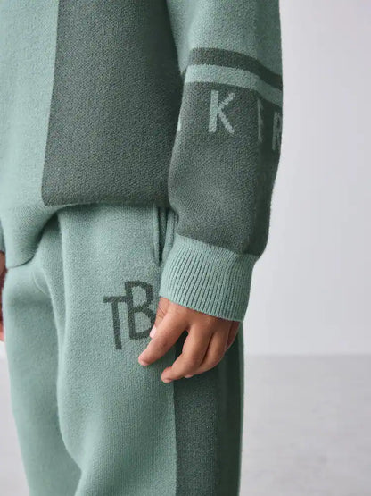 Baker by Ted Baker Colourblock Knitted Sweatshirt and Joggers