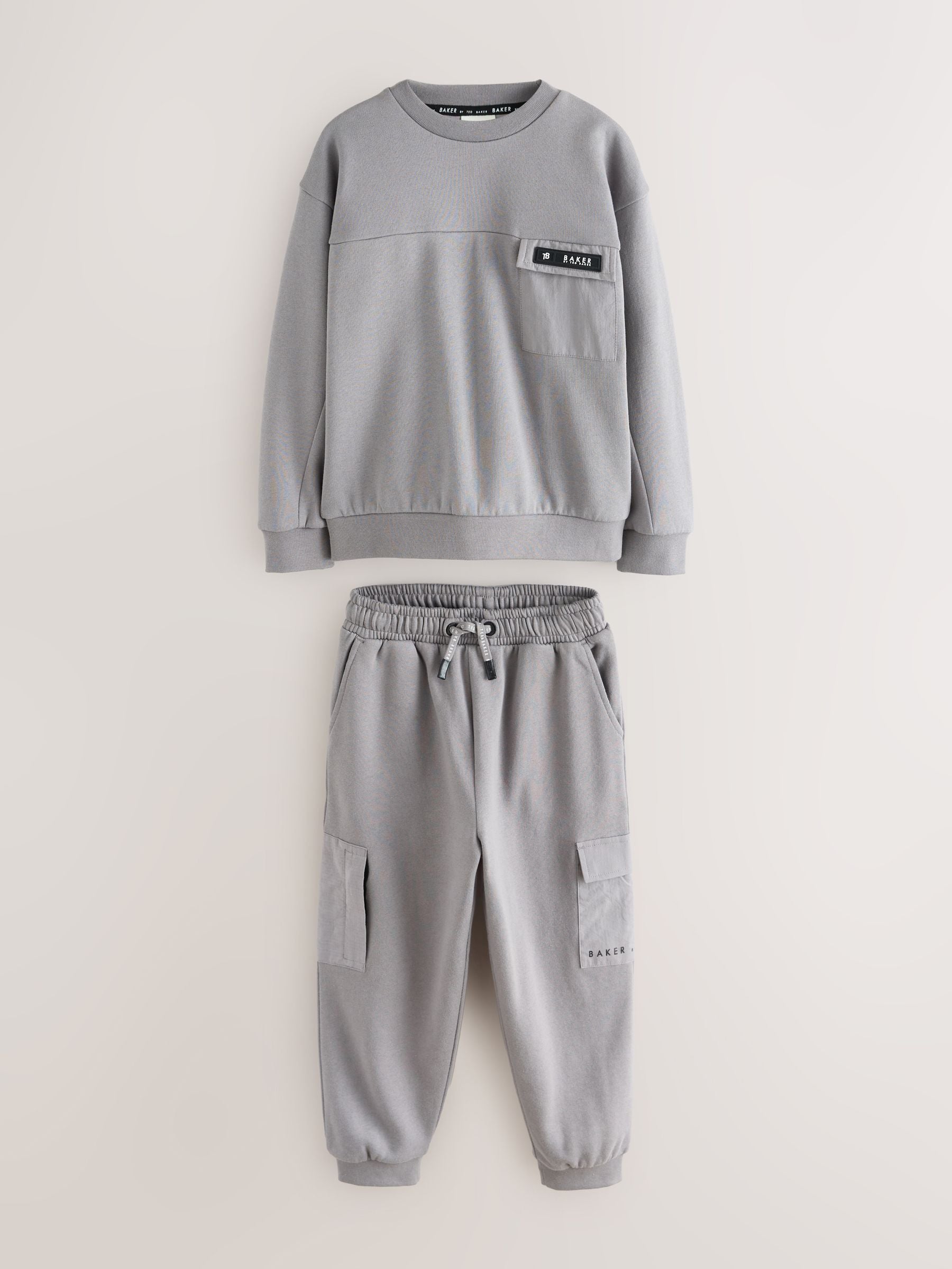 Baker by Ted Baker Grey Sweatshirt and Joggers Set image 8