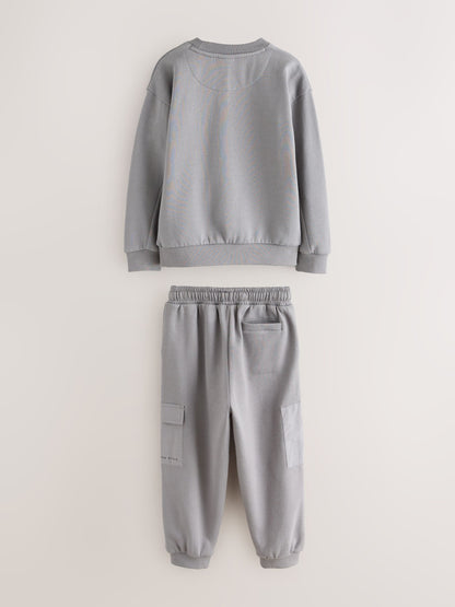 Baker by Ted Baker Grey Sweatshirt and Joggers Set image 9