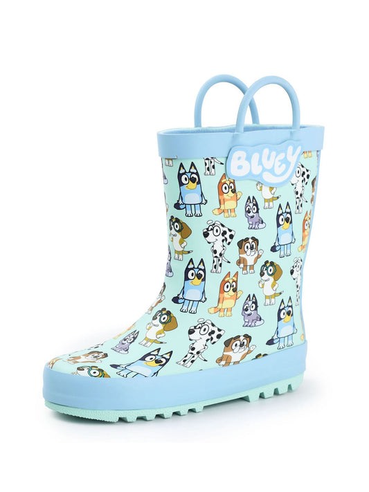 Vanilla Underground Blue Bluey Kids Wellies with Handles image 1