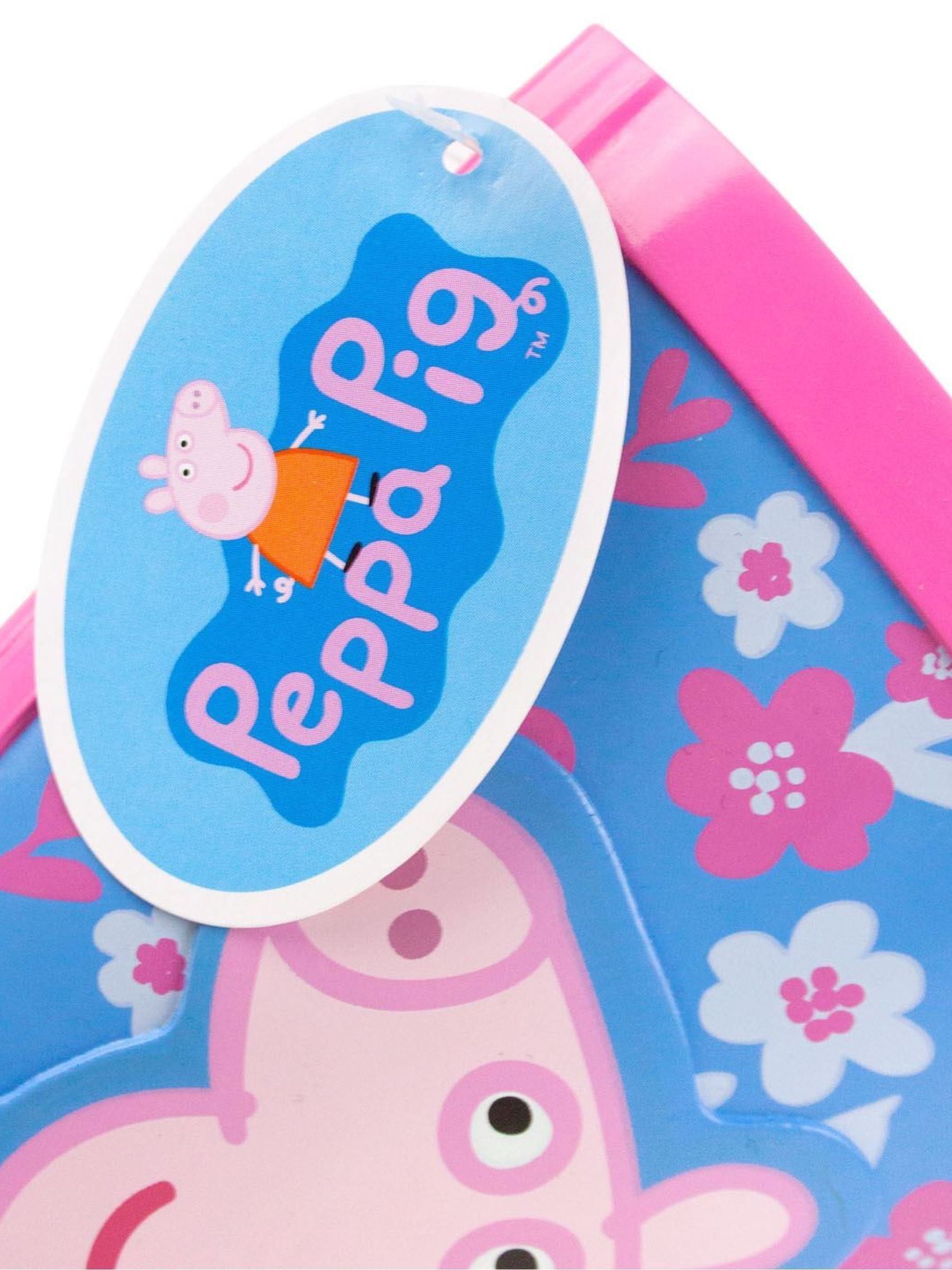 Vanilla Underground Blue Peppa Pig Kids Wellies with Handles image 5
