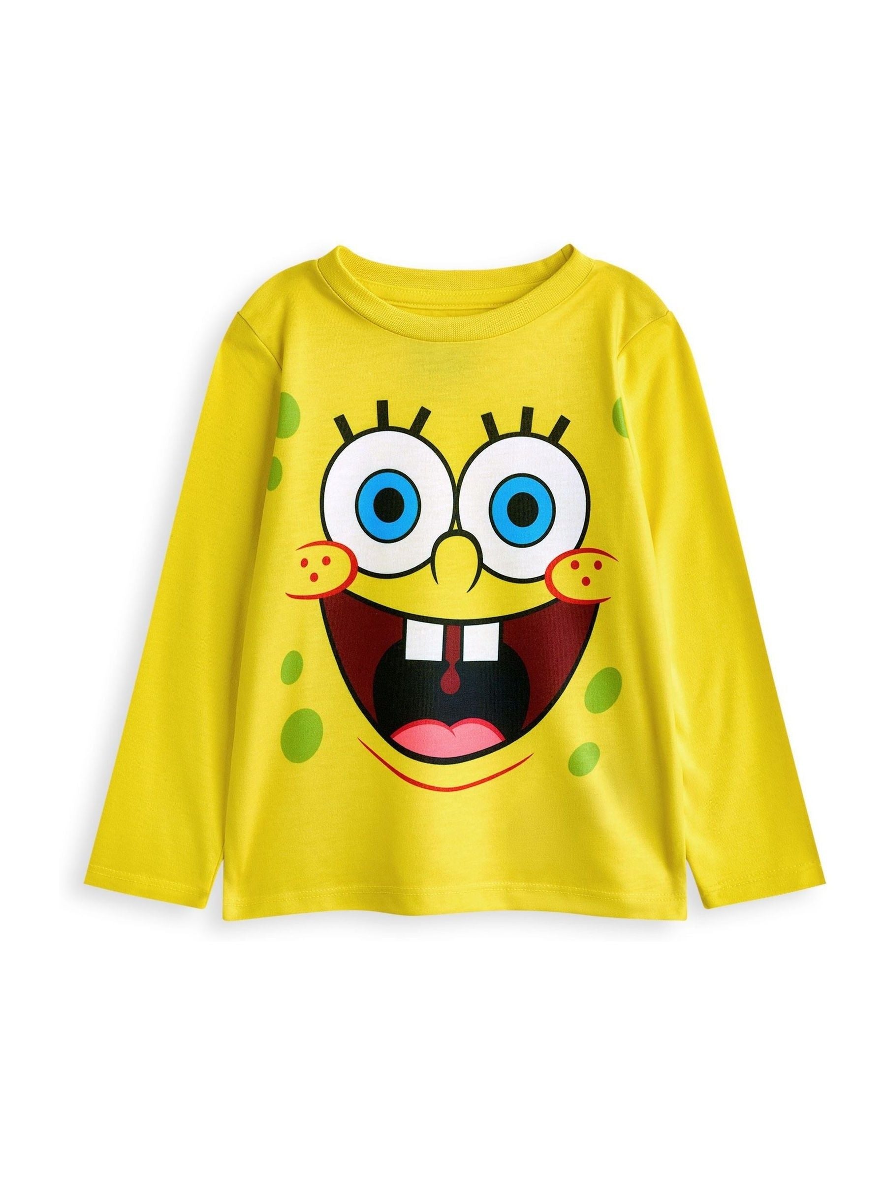 Dsiney Kidz - Vanilla Underground Yellow Kids Spongebob Pyjamas 2 Pack image 4