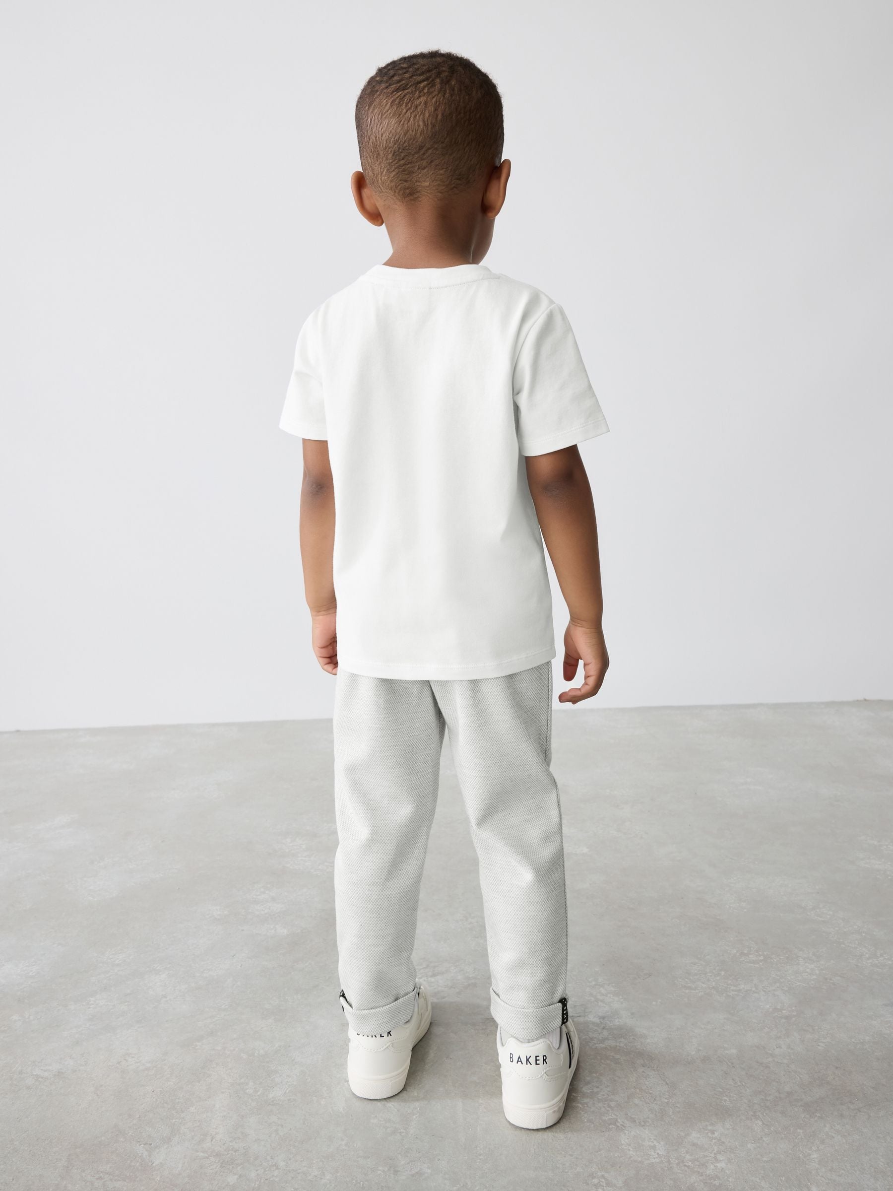Baker by Ted Baker 3 Piece Textured Jacket T-Shirt and Trousers Set image 3