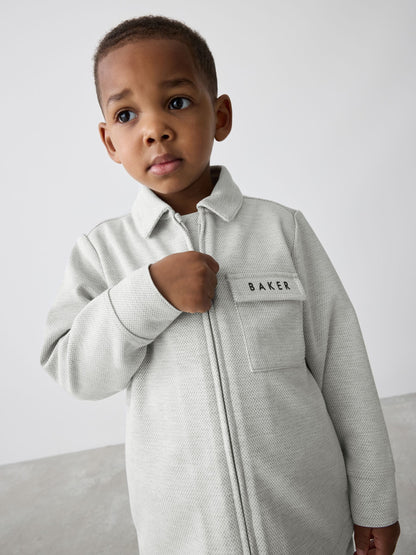 Baker by Ted Baker 3 Piece Textured Jacket T-Shirt and Trousers Set image 4