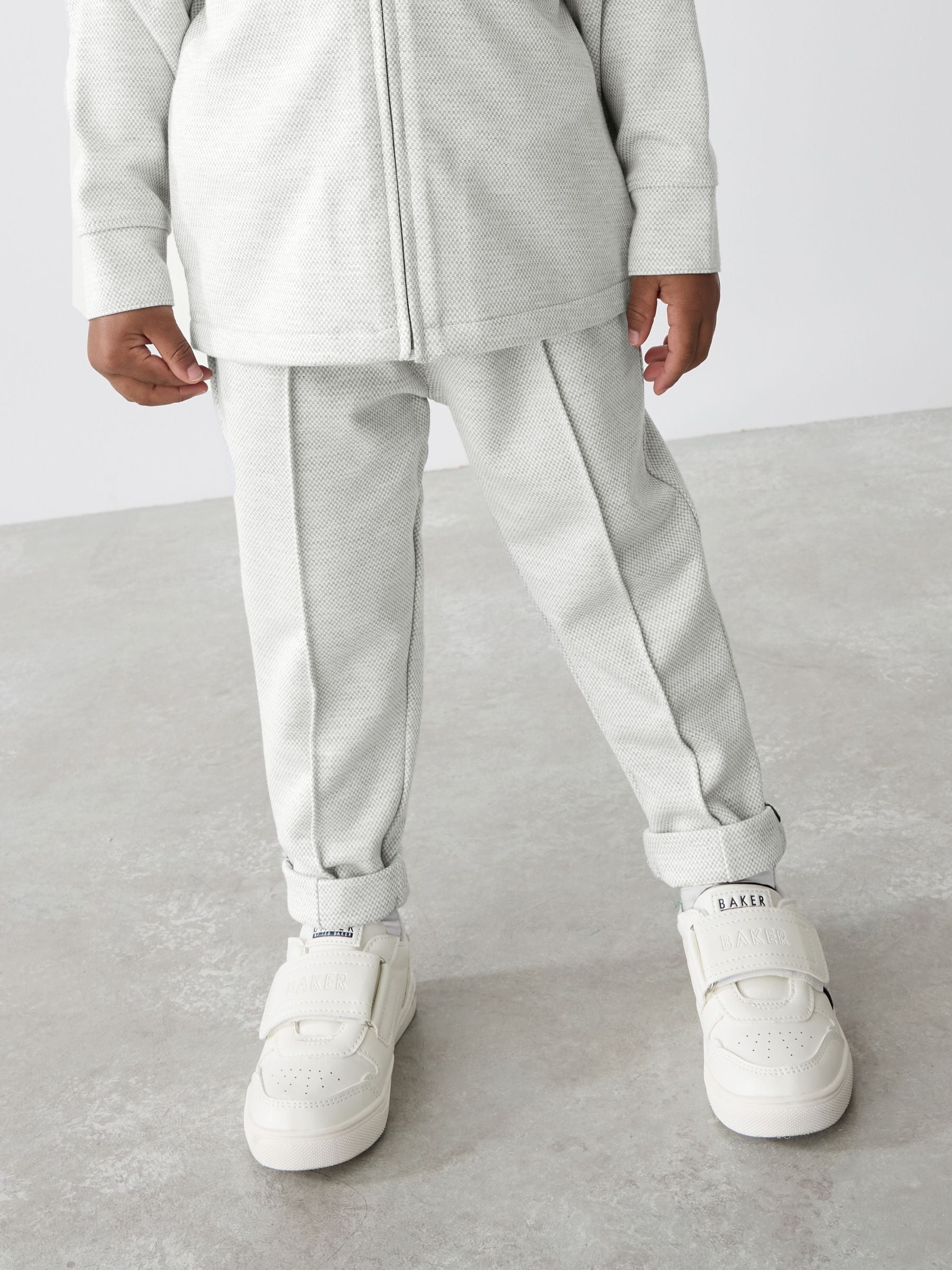 Baker by Ted Baker 3 Piece Textured Jacket T-Shirt and Trousers Set image 7