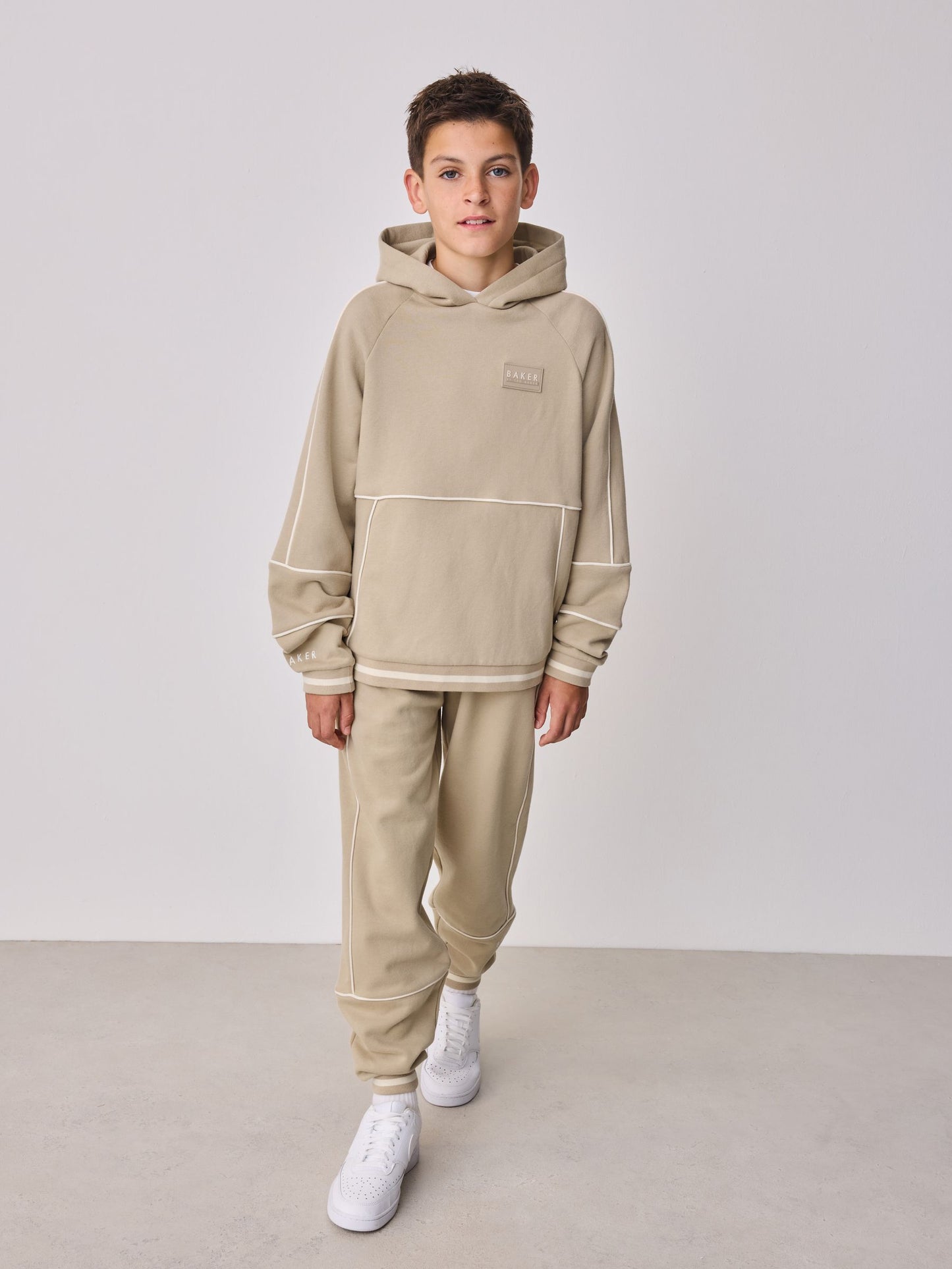 Baker by Ted Baker Oversized Piped Hoodie and Joggers Set image 2