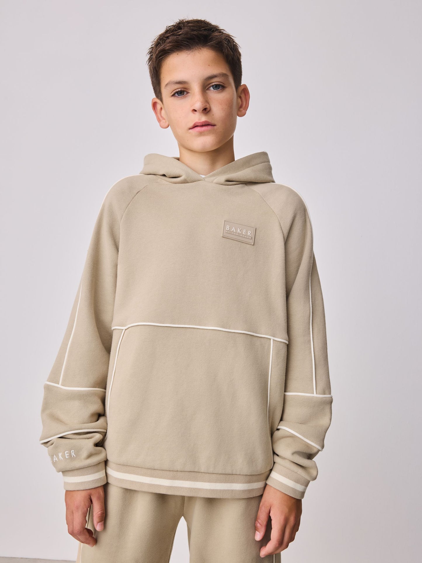Baker by Ted Baker Oversized Piped Hoodie and Joggers Set image 5
