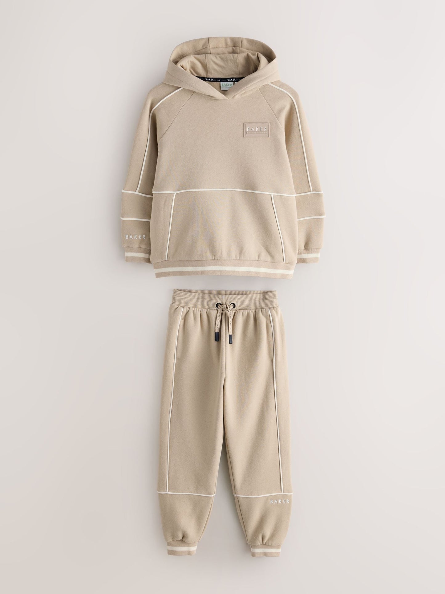 Baker by Ted Baker Oversized Piped Hoodie and Joggers Set image 7