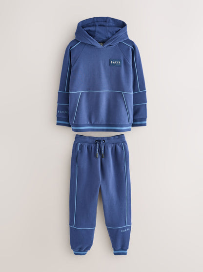 Baker by Ted Baker Oversized Piped Hoodie and Joggers Set